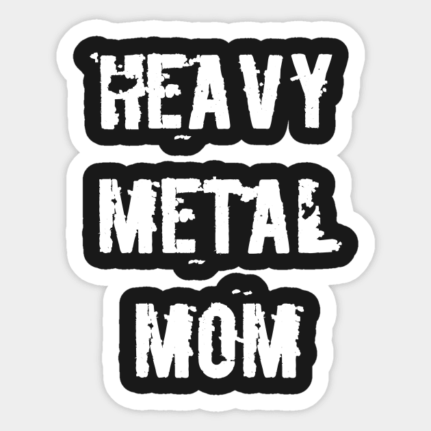 Heavy Metal Mom Sticker by guitar75